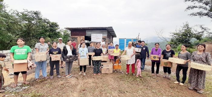 ‘Attracting and Retaining Youth in Agriculture’ project beneficiaries of Sumi Settsu under Zunheboto district. (Photo Courtesy: KVK Zunheboto)